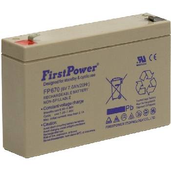 Eaton Батерия First Power FP670 7 Ah 6V (FP670)