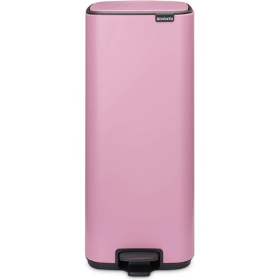 Brabantia Кош за боклук Brabantia Bo Pedal 1010447, 30 л, Леко затваряне, Противоплъзгаща основа, Розов (1010447)