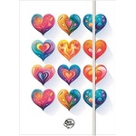 OPTISCHOOL Папка с гумена обложка, картон, A4, OPTISCHOOL „Love 27IGM00-005 (27IGM00-005)