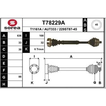 EAI Hnací hřídel EAI T78229A