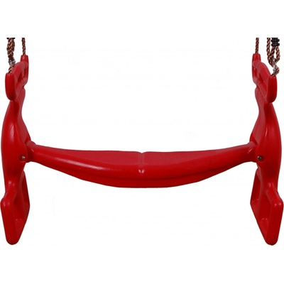 BPP dvojhojdačka Doble swing seat červená