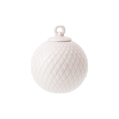 Porcelánová baňka Rhombe Soft Pink Lyngby Porcelaen