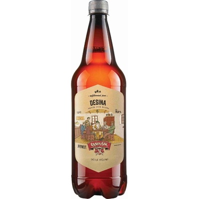 RAMPUŠÁK 10 pořádná DESINA, nefiltr.. sv. pivo výčepní 4 % 1 l (pet)