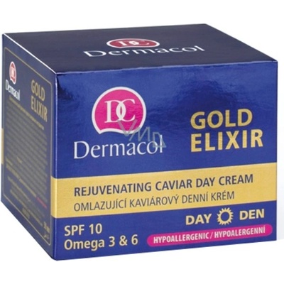 Dermacol Gold Elixir Rejuvenating Caviar Day cream 50 ml – Zbozi.Blesk.cz