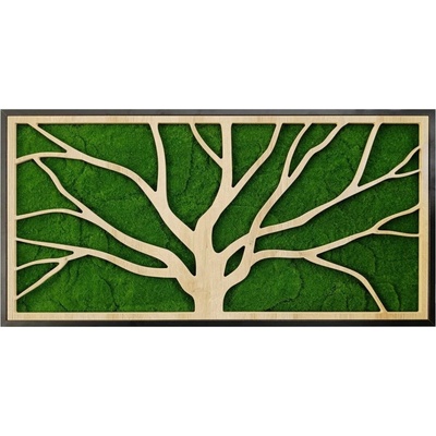 Green Deco Mechový obraz Strom, 50 × 100 cm OB-23100