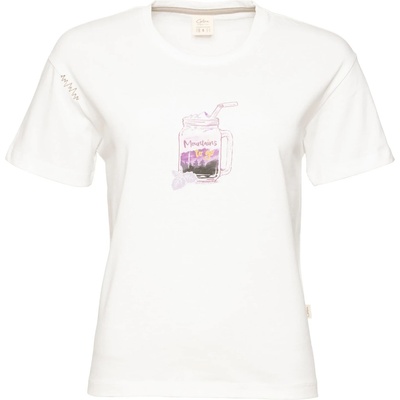 Chillaz Дамска тениска Chillaz Women's Leoben Mountains to Go T-shirt - White - размер 42 (EU) (916-5067-0216)