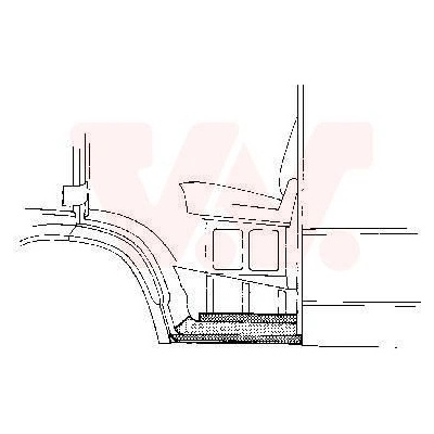 Nástupní panel VAN WEZEL 3070101