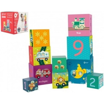 Teddies Kubus pyramida hranatá 10ks