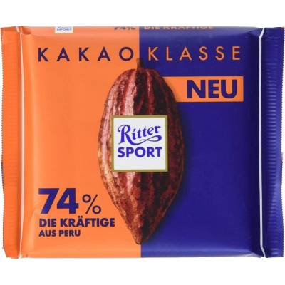 Ritter Sport 74% Peru 100 g