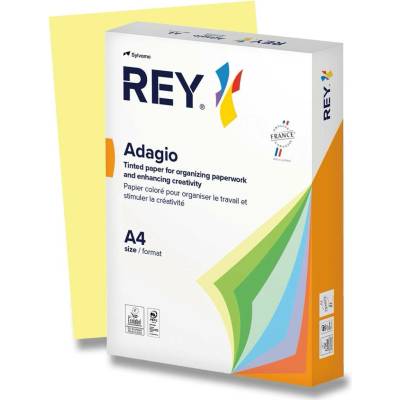 Rey Adagio barevný papír A4 80 g 500 listů pastelově žlutý