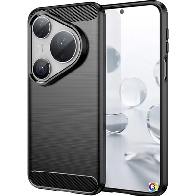 Huawei Pura 80 Pro / Pura 80 Pro+ Удароустойчив Carbon Fiber Калъф и Протектор