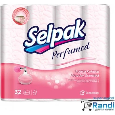 Тоалетна хартия ароматизирана Selpak 3пл. 32бр