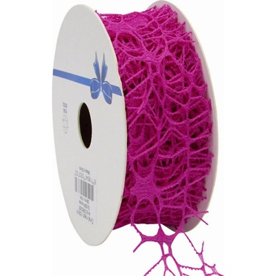 Pavučinová stuha Coral 38 mm x 10 m fuchsiová