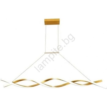 ILLUMAXX Led Пендел twist led/37w/230v 4000k 120 см златист (os0071)