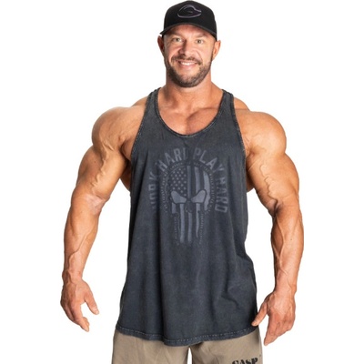Gasp Skull T-BACK washed black