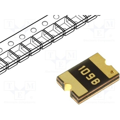 BOURNS MF-MSMF010-2 Pojistka: polymerová PTC; 100mA; Imax: 40A; PCB,SMT; MF-SM; 1812