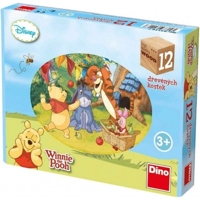 Dino Toys Medvedík Pú-kubus 12 kociek