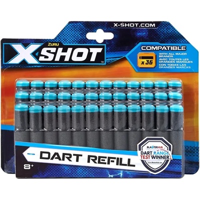 ZURU Детска играчка x shot Меки стрели 36 бр. 3618