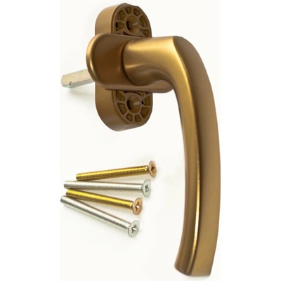 Hoppe Okenná kľučka Flensburg Secustic + VarioFit, bronz F4, 7/32-42mm