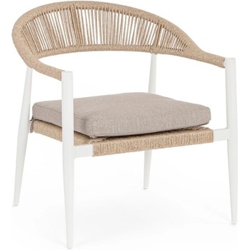 Bizzotto Jandia БЯЛ sa27ite/БЕЖОВ ФОТЬОЙЛ (0665028)