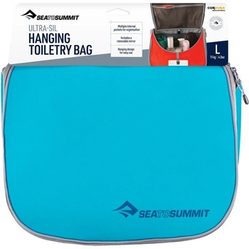 SEA TO SUMMIT Ultra-Sil Hanging Toiletry Bag Large, Blue Atoll