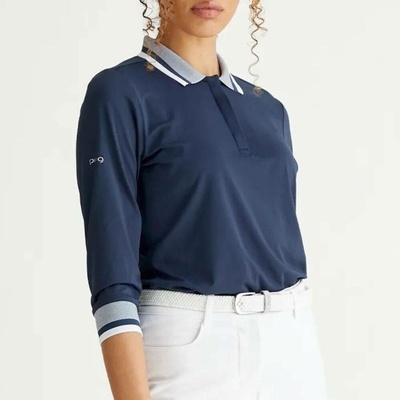 Ping Dámska polokošeľa Bridget 3 4slv Navy White