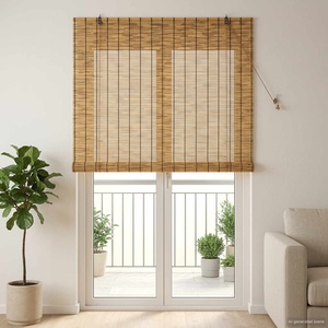 vidaXL Ролетна щора Кафяво 120 x 220 cm Тръстика (42034661)