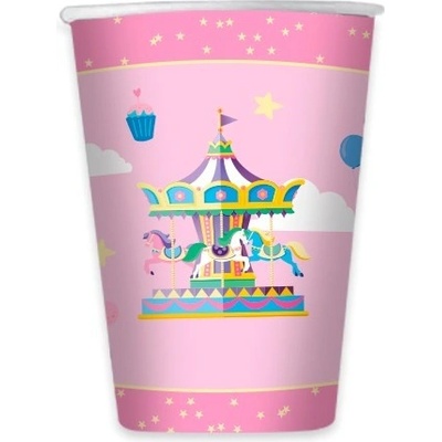 Big Party Парти Чаши - Карусел (1 Пакет / 8 Бр. )