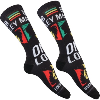 Perri´s socks Чорапи bob marley - one love dye sub - ЧЕРНО - perri´s socks - boc302-001