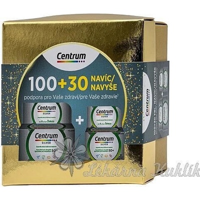 Centrum Silver AZ 50+ dárkové balení 100 + 30 tablet – Zboží Mobilmania