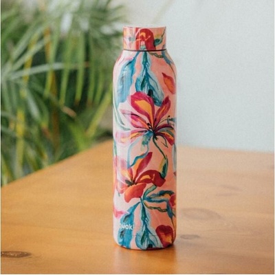 Quokka Nerezová termoláhev Solid 630 ml tropical bloom