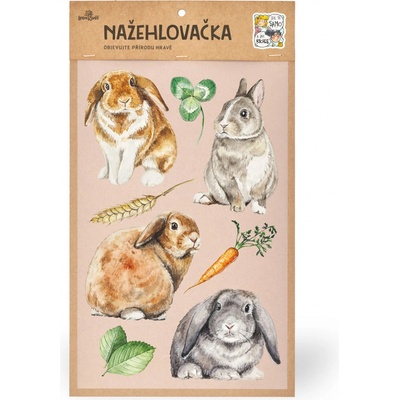 Lesní svět Nažehlovačka L 037 - Králíčci 2.