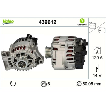 Alternátor VALEO 439612