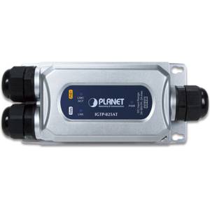 Planet - Тайван Индустриален медиа конвертор IP67 1GSFP - 1G BASE-T PoE+ (IGTP-825AT)