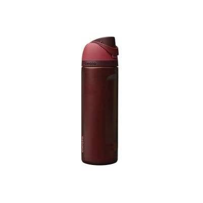 owala FreeSip Insulated Stainless Steel Drinking Bottle with Straw, 710ml - BPA Free, Ideal for Sports, Fitness, Outdoors and Travel, Black Cherry - C08796