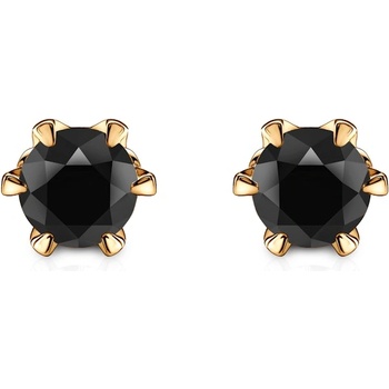 SAVICKI The Journey обеци: злато. черни диаманти