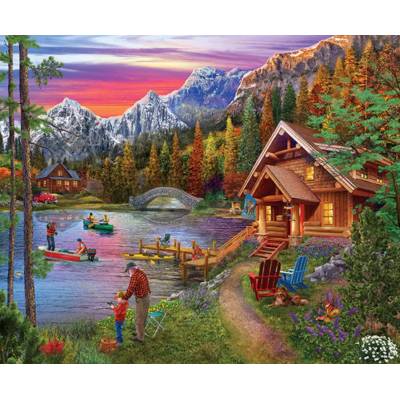 SunsOut - Puzzle Tom Wood - Stone Bridge Lake - 1 000 piese