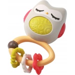 Babyono Бебешка дрънкалка със звук Babyono - Сова (5901435416624)