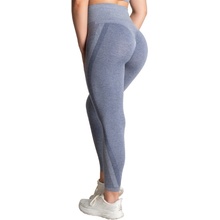 Better Bodies CURVE SCRUNCH LEGGINGS BLUE MELANGE