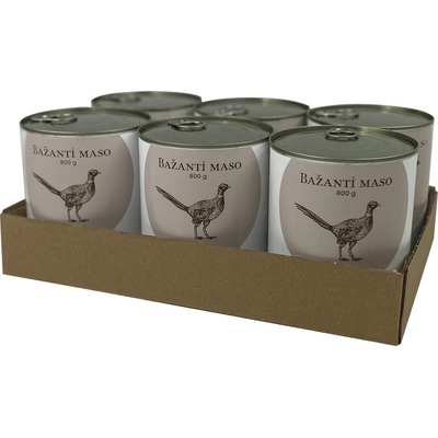 Bohemia Pet Food Bažantí ve vlastní šťávě 6 x 800 g