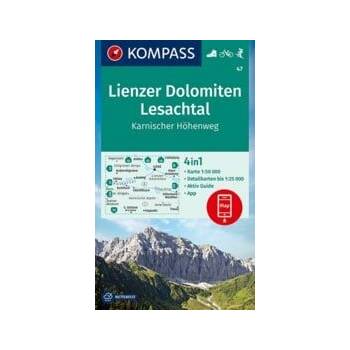 Kompass 47 Lienzer Dolomiten, Lesachtal 1:50 000 turistická mapa