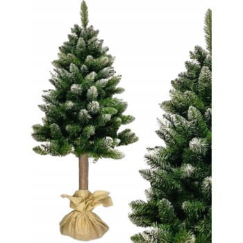 NABBI Christee 7 vianočný stromček na pni 180 cm zelená biela