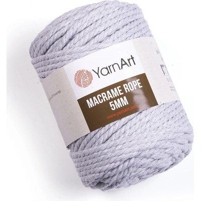 Yarn Art Macrame Rope 5 mm 756 světle šedá