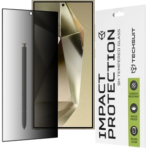 Techsuit Протектор за Samsung Galaxy S24 Ultra - 111D Privacy Full Glue - черен