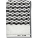 Mette Ditmer bavlněné ručníky v sadě Grid 40 x 60 cm černo bílé 2ks