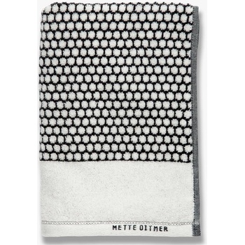Mette Ditmer bavlněné ručníky v sadě Grid 40 x 60 cm černo bílé 2ks