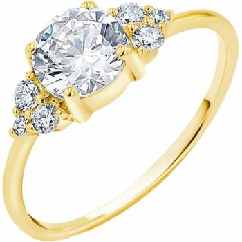 Eppi Zásnubný prsteň zo zlata s Agathe R49027