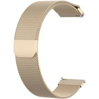 Mobilly Универсална сменяема метална каишка с магнитна закопчалка, миланско издърпване, 20 мм, златна (XXX)