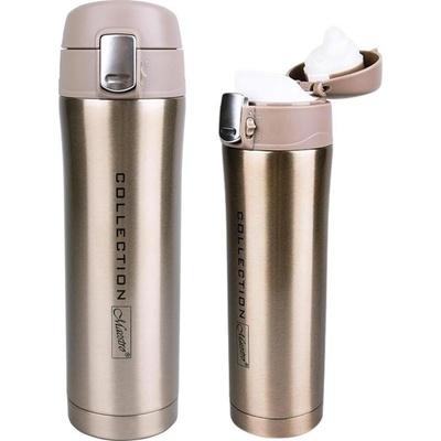 Maestro termohrnček 450 ml zlatý metalický