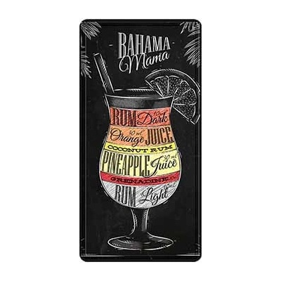 Ceduľa značka Bahama mama drink